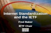 Internet Standardization and the IETFITU Telecom ‘99 2 Thoughts I would like to address •IETF History, Structure, and Procedure Who’s who in the IETF •Relations among standards