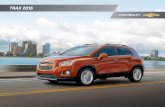 TRAX 2016 - auto- 2016 Chevrolet Trax. Spacious seating for five, incredible interior versatility and