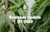 Business Update Q1 2020...Q1 Business Growth despite growing Covid-19 pandemic; Currency weakness a significant drag on profitability CER: Constant Exchange Rates 7 All income statement
