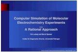 Computer Simulation of Molecular Electrochemistry Experiments …+/documents/… · A Rational Approach Kai Ludwig and Bernd Speiser Institut fu¨r Organische Chemie, Universitat