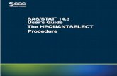 The HPQUANTSELECT Procedure · Overview: HPQUANTSELECT Procedure F 4657 Figure 61.1 Growth Chart for Body Mass Index The HPQUANTSELECT procedure is a high-performance procedure that