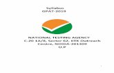 NATIONAL TESTING AGENCY - Welcome to BIT Mesra · Aromatic hydrocarbons. Phenolic compounds. Aromatic & aliphatic amines. Diazonium salts. Aromatic nitro- compounds, aryl halides,