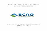 BUTTE COUNTY ASSOCIATION OF GOVERNMENTS BOD/Agendas/Old Agendas... · 4. Approval of Transportation Development Act (TDA) Local Transportation Fund (LTF) and State Transportation