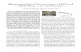 Measurement-Based Characterization of LOS and …camp/pubs/Shi_wcnc2018.pdfterrestrial users in practical Line of Sight (LOS) and Non Line of Sight (NLOS) scenarios across a wide range