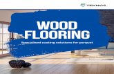 Teknos Brochure Wood Flooring EN Update 2019€¦ · other flooring types Cork Different cork qualities demand special functions of a lacquer system. For example, soft substrates