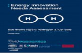 Energy Innovation Needs Assessment: hydrogen and fuel cells · Hydrogen and the whole energy system_____ 16 Innovation opportunities within hydrogen and fuel cells _____ 23 Business