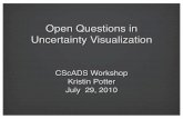 Open Questions in Uncertainty Visualizationkpotter/talks/OpenQuestions.pdf · Open Questions in Uncertainty Visualization CScADS Workshop Kristin Potter July 29, 2010. Advanced Computing