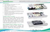 N2POWER XLM500 AC-DC SERIES - Alcom · qualstar corporation tel: 805-583-7744 operating characteristics block diagram n2power xlm500 ac-dc series high-efficiency ite & medical switching