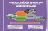 May 2017 DETAILED PROJECT REPORT FOR INTEGRATED SOLID ... · detailed project report for integrated solid waste management for hirekerur town solid waste management total estimated