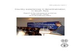 Country experiences in decentralization in South Asia · Country experiences in decentralization in South Asia Summary of proceedings Welcome statement Welcoming the participants,