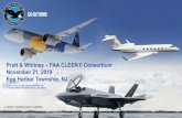 Pratt & Whitney - FAA CLEEN II Consortium€¦ · emissions 75% reduction in noise footprint for large commercial aircraft and regional jets gtf engine family pratt & whitney faa