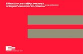 Effective equality surveys - Advance HEEffective equality surveys 1 Introduction Equality surveys are often an ideal way to enhance understanding of staff and student experiences and