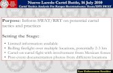 Purpose: Inform SWAT/RRT on potential cartel …...Cartel Tactics Analysis For Ranger Reconnaisance Team/DPS SWAT Border Security Operations Center Law Enforcement Sensitive Note the