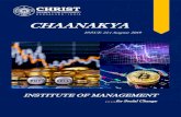 CHAANAKYA - Christ University...The Millionaire Next Door: The Surprising Secrets of America’s Wealthy – Book Review 8 Future of Banking - Open Banking 9-10 Financial Product 11