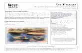 In Focus · 2016-12-12 · InFocus – the Monthly Newsletter of the Focus Camera Club December 2016 Program and Competition Schedules Program Schedule Competition Schedule 12/9/16