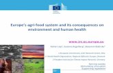 Europe’s agri-food system and its consequences on ... · Europe’s agri-food system and its consequences on environment and human health Adrian Leip1, Susanna Kugelberg2, Benjamin