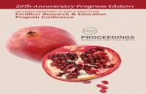 CaliForNia DepartmeNt oF FooD & agriCulture Fertilizer ... · California Department of fooD & agriCulture fertilizer research & education program These 2010 proceedings and conference