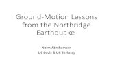 Ground-Motion Lessons from the Northridge Earthquake · Northridge earthquake • Large basin effects by depends on specific ray paths • Empirical Models • Simplified basin effects