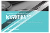 A UCOMMERCE FOR UMBRACO CASE STUDY LAMBRETTA WATCHES · commerce platform, with the focus on bringing content and commerce together. Through seamless integration with the world’s