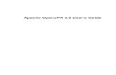 Apache OpenJPA 2.0 User's Guideopenjpa.apache.org/builds/2.0.1/apache-openjpa-2.0.1/docs/manual/... · 2.1. License ... Java Persistence API Architecture .....14 3.1. JPA Exceptions