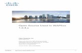 Open Source Used In WAP5xx 1.0.4 - Cisco...78-21255-01 Open Source Used In WAP5xx 1.0.4.x 1 Open Source Used In WAP5xx 1.0.4.x Cisco Systems, Inc. Cisco has more than 200 offices worldwide.