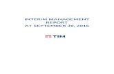 INTERIM MANAGEMENT REPORT AT SEPTEMBER 30, 2016 · Interim Management Report at September 30, 2016 The Telecom Italia Group 3 THE TELECOM ITALIA GROUP THE BUSINESS UNITS DOMESTIC