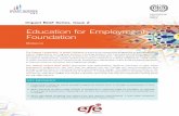 Education for Employment Foundation...Impact Brief Series, Issue 2 Education for Employment Foundation Morocco KEY MESSAGES Conducting a follow-up survey amongst programme beneficiaries