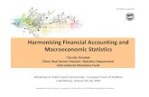 Harmonizing Financial Accounting and Macroeconomic Statistics€¦ · - Budget execution reports - Ex-post budget data - Financial Statements - Statistical Reports ... The IMF, OECD,