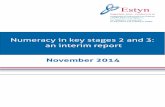 Numeracy in key stages 2 and 3 - Estyn in key...Contents Page Introduction Background Main findings Recommendations The national context School inspections ... Numeracy in key stages