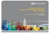 Draft Wind & Micro-climate Toolkit for Leeds wind and microclimate...Draft Wind & Micro-climate Toolkit for Leeds Leeds Local Plan Supplementary Planning Document July 2019 2 of 22