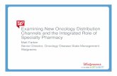 Examining New Oncology Distribution Channels and the ......Examining New Oncology Distribution Channels and the Integrated Role of Specialty Pharmacy Matt Farber Senior Director, Oncology