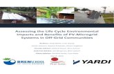 Assessing the Life Cycle Environmental Impacts and ......Assessing the Life Cycle Environmental Impacts and Benefits of PV-Microgrid Systems in Off-Grid Communities ... assessment,