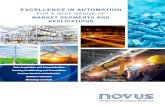 EXCELLENCE IN AUTOMATION · EXCELLENCE IN AUTOMATION FOR A WIDE RANGE OF MARKET SEGMENTS AND APPLICATIONS Data Acquisition and Communication Sensing, Conditioning and Transmitters