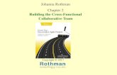 Johanna Rothman Chapter 2 Building the Cross-Functional ...athena.ecs.csus.edu/~buckley/CSc233/Rothman-Ch2.pdfAgile teams … self-organizing “No team moves from manager-led to self-management