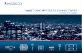Wired and Wireless Connectivity€¦ · Wired and Wireless Connectivity Product Guide Available for same-day shipping. Global Leader in Connectivity Solutions L-com is a value-added