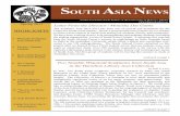 SOUTH ASIA EWS - WordPress.com · to foster a keen interest in South Asia among our students, faculty, and community. ... Kumu Vicky’s students, Rohini Acharya, Coordinator for
