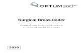 Surgical Cross Coder - Medical Codingmedical-coding.net/content/sample_pages/2016 sample/SCC16.pdf · Surgical Cross Coder Current Procedural Terminology International Classification