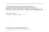 THERMODYNAMICS AND INTRODUCTORY …...Thermodynamics and introductory statistical mechanics/Bruno Linder. p. cm. Includes bibliographical references and index. ISBN 0-471-47459-2 1.