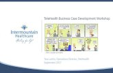 TeleHealth Business Case Development Workshop...3. Value proposition 4. Measures 5. Stakeholders 6. Funding and ROI 7. Implementation. Title: NEW_01_Symposium Business Case Workshop
