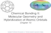 Chemical Bonding II: Molecular Geometry and …fac.ksu.edu.sa/sites/default/files/chapter_10_chemical...Energy levels of bonding and antibonding molecular orbitals in hydrogen (H 2).