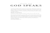PRAISE FOR GOD SPEAKS - Living Watersassets.livingwaters.com/images/191/god_speaks_preview.pdf · The book begins with the ultimate foreword—an incredible character reference: There