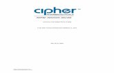 ANNUAL INFORMATION FORM FOR THE YEAR ENDED …-+AIF+-+2019+Fin… · Cipher Pharmaceuticals Inc. 2019 Annual Information Form. ANNUAL INFORMATION FORM . FOR THE YEAR ENDED DECEMBER