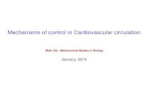 Mechanisms of control in Cardiovascular circulationsites.oxy.edu/.../392/lecs/cardiovascular_circ-control.pdfMechanisms of control in Cardiovascular circulation Math 392 - Mathematical