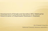 development of simple, sensitive and rapid hplc method for ...old.ku.edu.np/env/pdf/Pesticide_Symposium/Om Prakash Sharma.pdf · -Post or precolumn derivatization -MS,UV,FLD detection