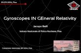 Gyroscopes IN GEneral Relativity · 25-09-2014, Pisa Gyroscopes IN GEneral Relativity Jacopo Belf Istituto Nazionale di Fisica Nucleare, Pisa Congresso Nazionale SIF 2014, Pisa.