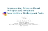 Implementing Evidence-Based Practices: Challenges & Perilsctndisseminationlibrary.org/PDF/279a.pdf · Evidence-based . principles. and practices guide system development Example: