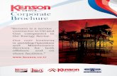 Corporate Brochure - Kenson Energy · 2 Corporate Brochure Overview Welcome to the At Kenson, we offer a variety of production and operational services to the oil and gas sector in