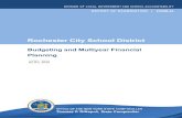 Rochester City School District - New York State Comptroller · The Rochester City School District (District) is located in the City of ... the initial budget development stages, the