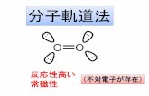 分子軌道法yakka/2019...•電子が一つずつ入った原子軌 道が互いに重なり合うことで結 合が形成される、という考え方 原子価 結合法 •分子全体に広がった“分子軌