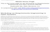 REOS Home Page - iXix.cs.uoregon.edu/~fickas/REOS/proceedings-revised.pdf · REOS Home Page This is the home page for the Workshop on Requirements Engineering and Open Systems ...